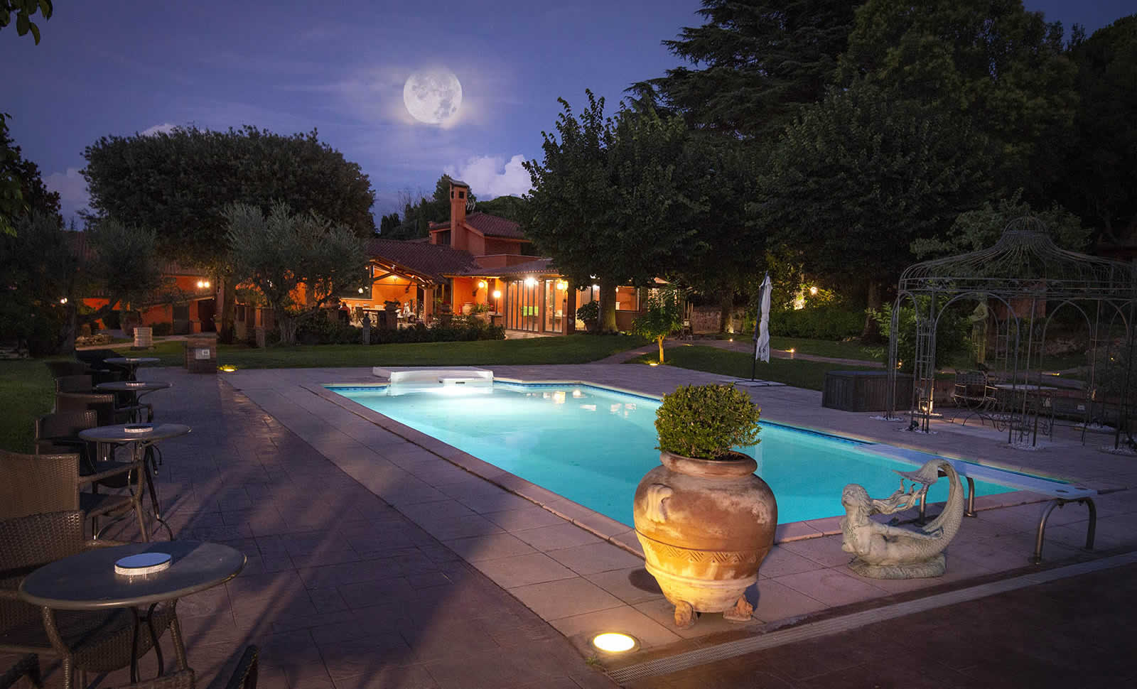 Villa con piscina vicino Frascati